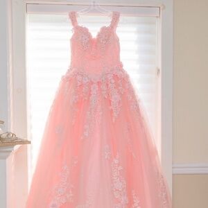 Pink Ball Gown, Sweet Sixteen/Quinceañera Dress
